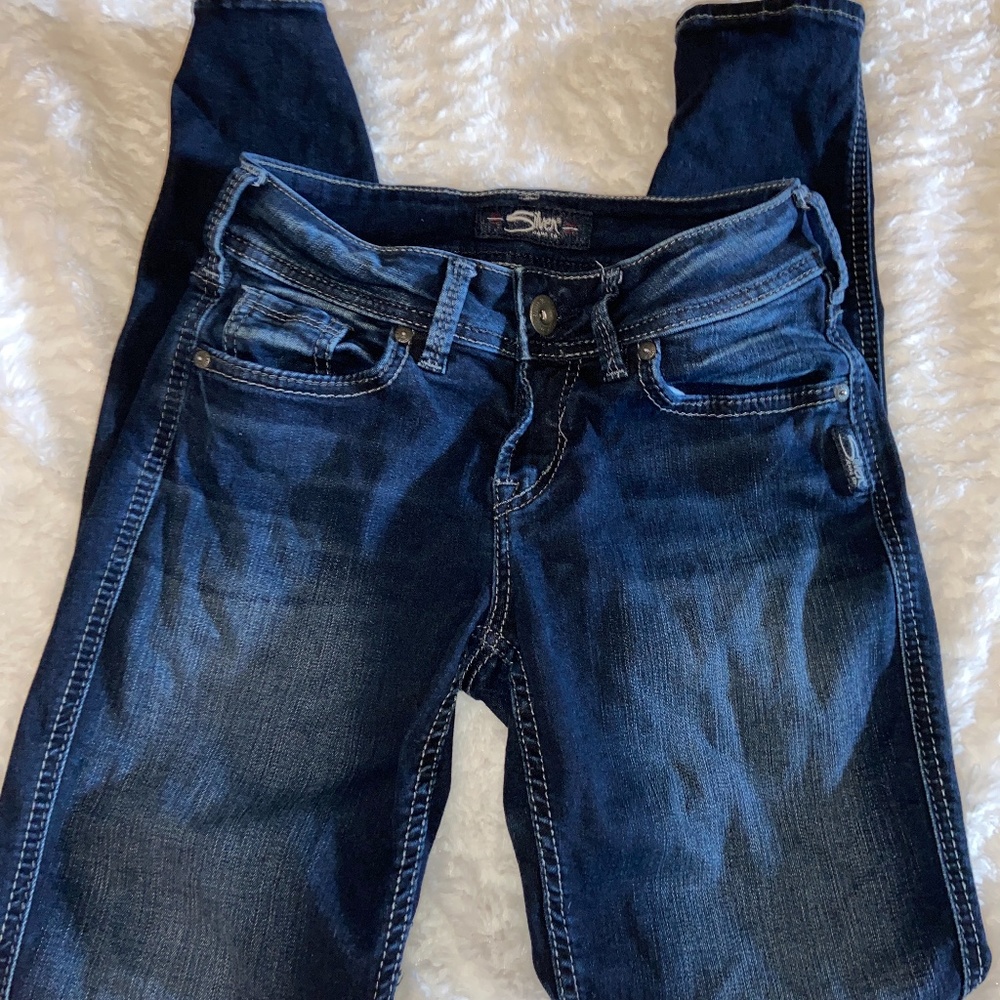 Silver suki super skinny jeans